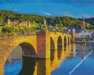 Heidelberger Old Bridge diamond painting