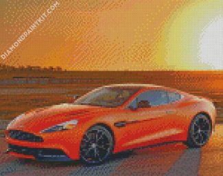Aston Martin Vanquish Vehicle diamond painting