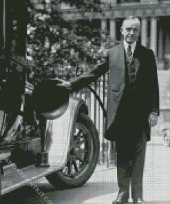 Calvin Coolidge In The White House diamond painting