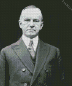 Calvin Coolidge President diamond painting