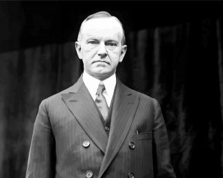 Calvin Coolidge President diamond painting