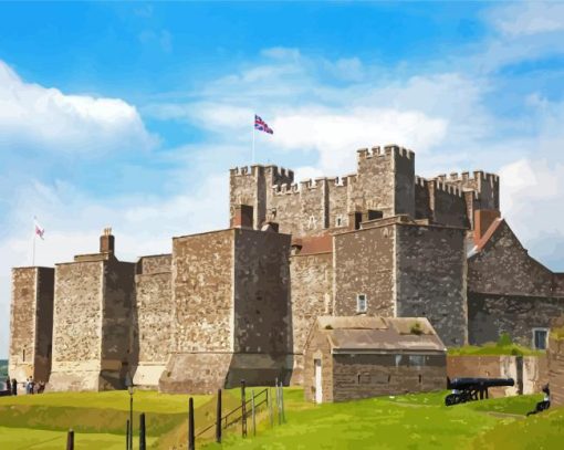 Dover Castle England diamond painting