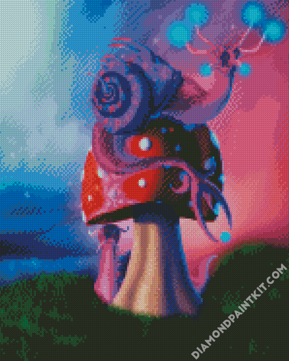 Diamond Painting - Magical Mushrooms