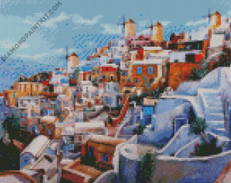 Greece Santorini Island diamond painting