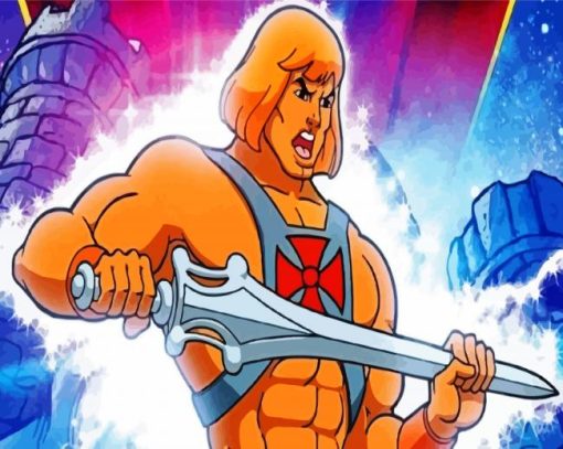 He Man With Sword diamond painting