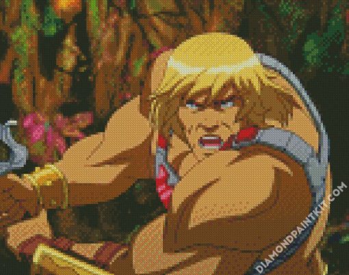 He Man Animation diamond painting