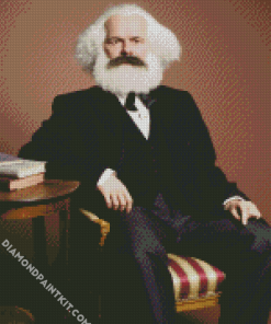 Karl Marx diamond painting