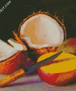 Mango And Coconut diamond painting