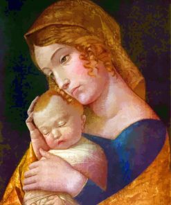 Maria With The Sleeping Child Mantegna Art diamond painting