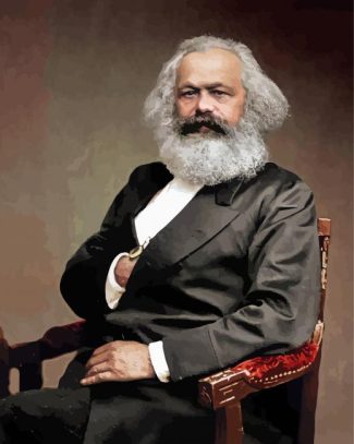 Philosopher Karl Marx diamond painting