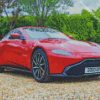 Red Aston Martin diamond painting