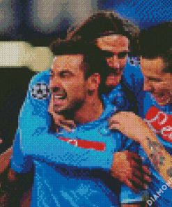 S S C Napoli Football Team diamond painting