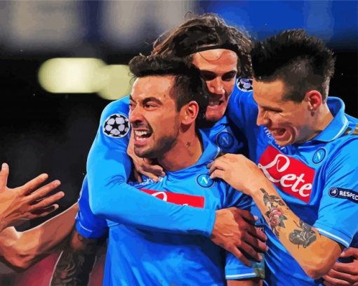 S S C Napoli Football Team diamond painting