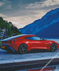 Aston Martin Zagato diamond painting