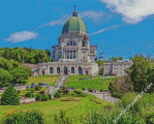 Saint Joseph Oratory Of Mount Royal Canada Montreal Diamond Painting