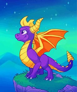 Spyro The Dragon diamond painting