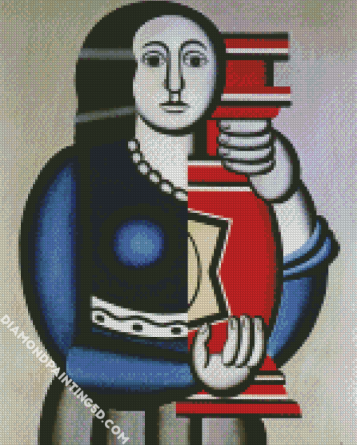 The Study Of The City Centre Leger diamond painting