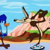 Wile E Coyote And The Road Runner Cartoon diamond painting