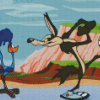Wile E Coyote And The Road Runner Cartoon diamond painting