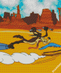 Wile E Coyote And The Road Runner diamond painting