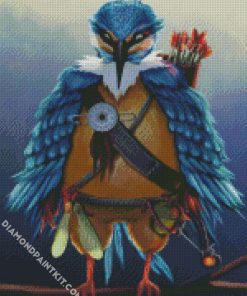 Aesthetic Bird Warrior diamond painting