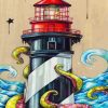 Aesthetic Lighthouse Nautical diamond painting