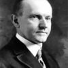 Black And White Calvin Coolidge Side Profile diamond painting