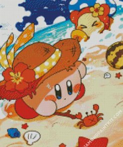 Cute Kirby Game diamond painting