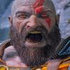 God Of War 3 Kratos With Beard diamond painting
