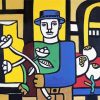 Leger The Man In The Blue Hat diamond painting