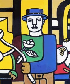 Leger The Man In The Blue Hat diamond painting