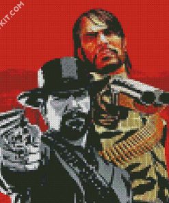 Red Dead Redemption diamond painting