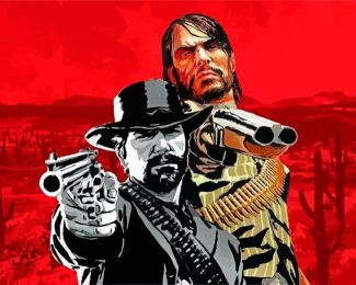 Red Dead Redemption diamond painting