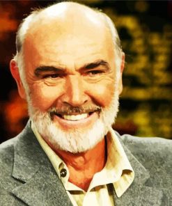Sean Connery Smiling diamond painting