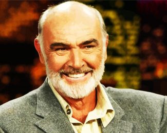 Sean Connery Smiling diamond painting