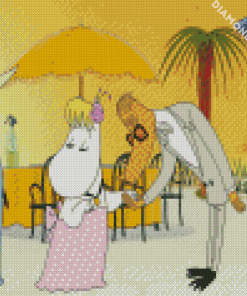 Snork Moomins On The Riviera diamond painting