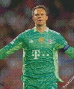 The Footballer Manuel Neuer diamond painting