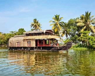 Alleppey Backwaters Kerala Diamond Paintings