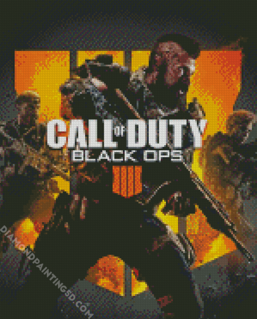 Black Ops Game Diamond Paintings