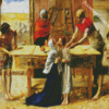 Christ In The House By John Everett Diamond Paintings