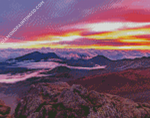 Haleakala Sunset Diamond Paintings