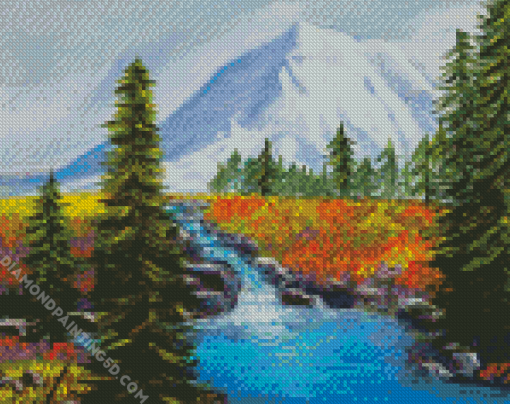 Mt Rainier Art Diamond Paintings