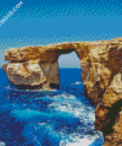 Aesthetic Azure Window Gozo Diamond Paintings