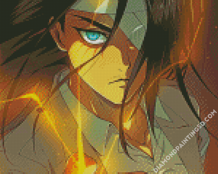 Aesthetic Eren Yeager Anime Diamond Painting DiamondPainting5d