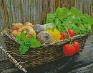 Aesthetic Grocery Vegetable Diamond Paintings