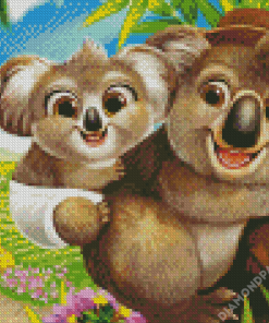 Cute Koalas Diamond Paintings