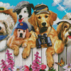 Cute Puppies Diamond Paintings