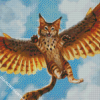 Flying Wild Cat Diamond Paintings