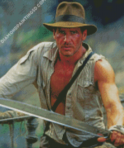 Indiana Jones Actor Diamond Paintings