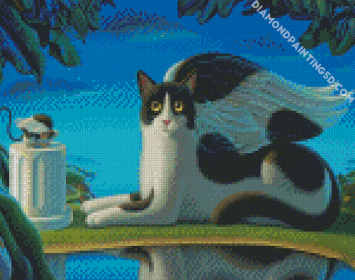 Mouse And Cat Angel Diamond Paintings